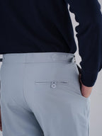 Silver Blue Gurkha Bootcut Pant - BazeLine