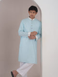Sky Serenity – Pure Cotton Panjabi - BazeLine