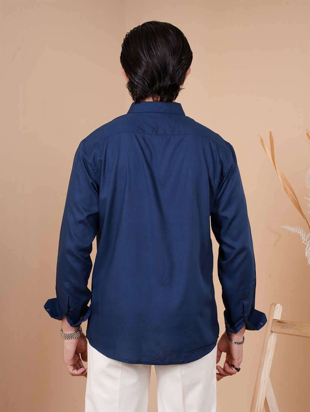 SKYFALL Royal Navy Solid Shirt - BazeLine
