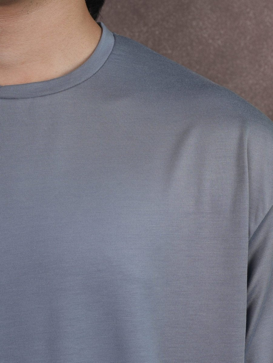 Solid "Ash" Premium Drop Shoulder T-Shirt - BazeLine