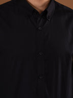 SOLID Black Shirt - BazeLine
