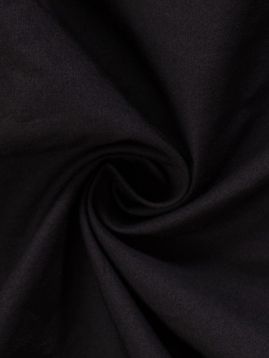 SOLID Black Shirt - BazeLine