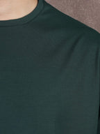 Solid "Bottle Green" Premium Drop Shoulder T-Shirt - BazeLine