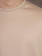 Solid "Cream" Premium Drop Shoulder T-Shirt - BazeLine