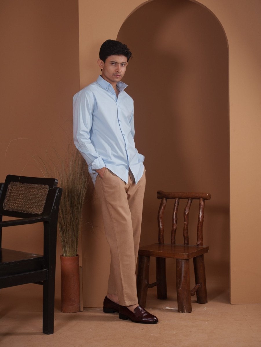 SOLID Sky Blue Shirt - BazeLine