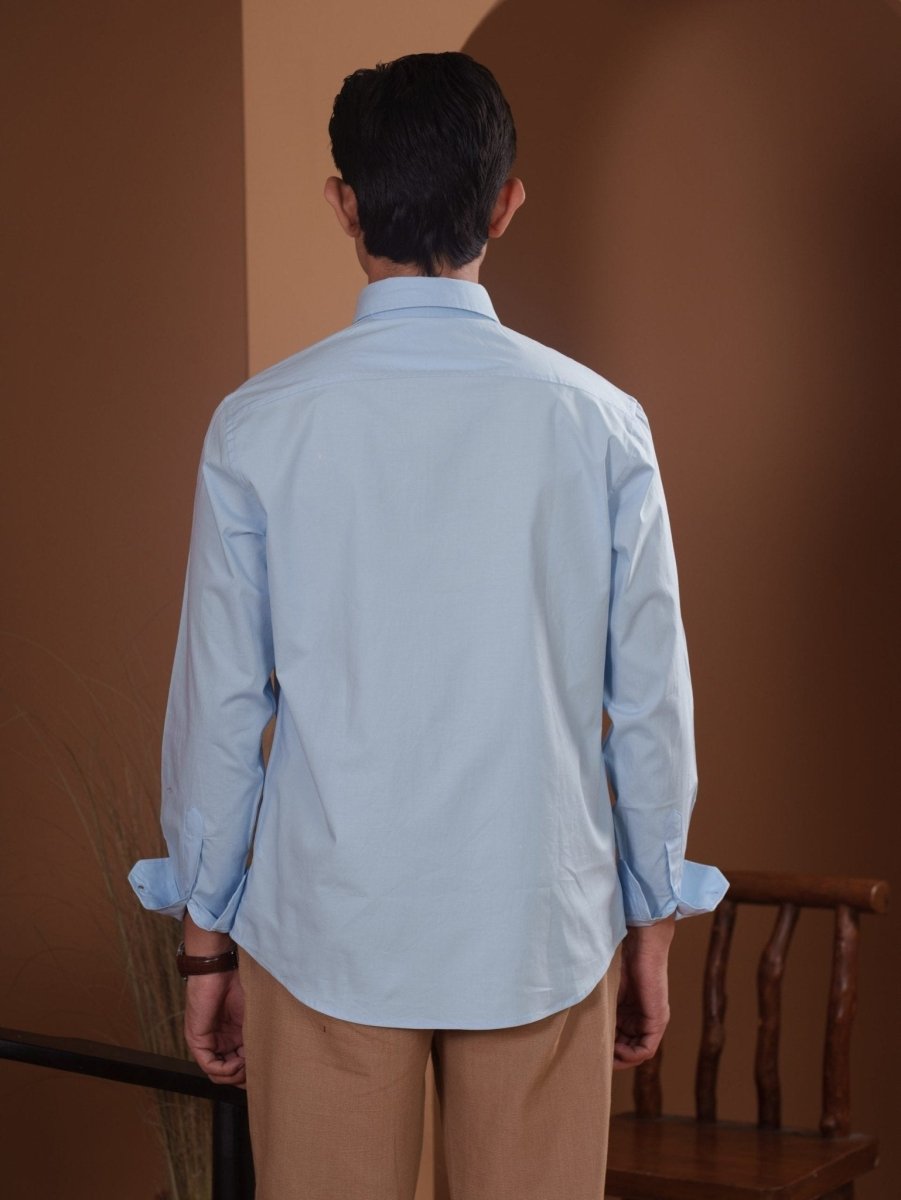 SOLID Sky Blue Shirt - BazeLine