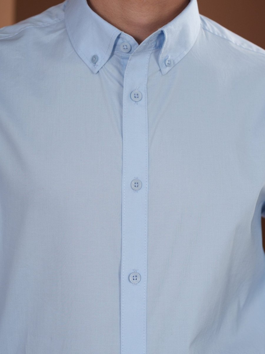 SOLID Sky Blue Shirt - BazeLine
