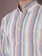 SPECTRUM Prism Multi-color Stripe Shirt - BazeLine