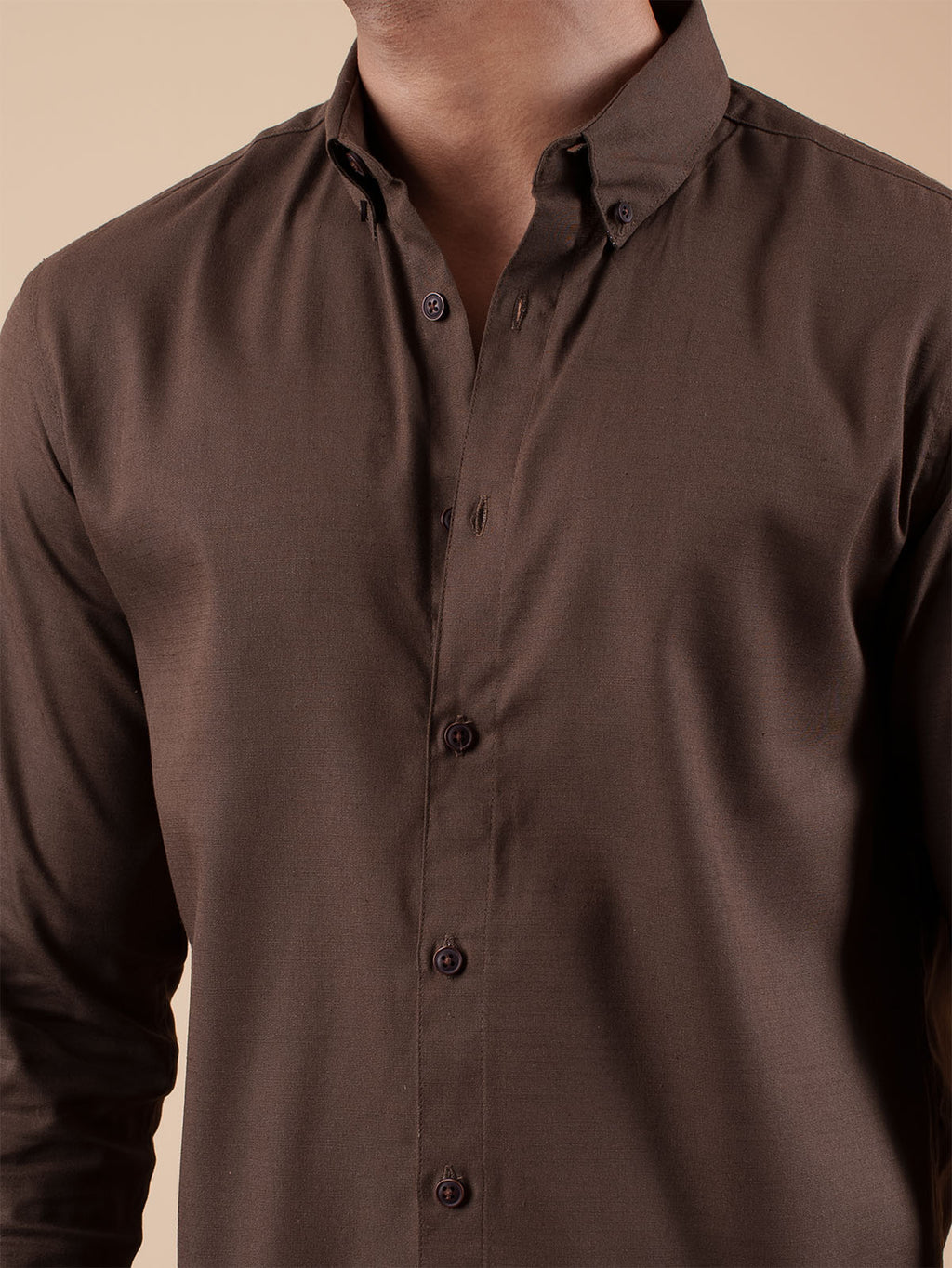 SUNFEST Coffee Brown Shirt - BazeLine