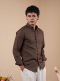 SUNFEST Coffee Brown Shirt - BazeLine