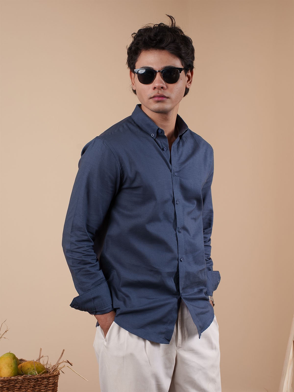 SUNFEST Indigo - Navy Shirt - BazeLine