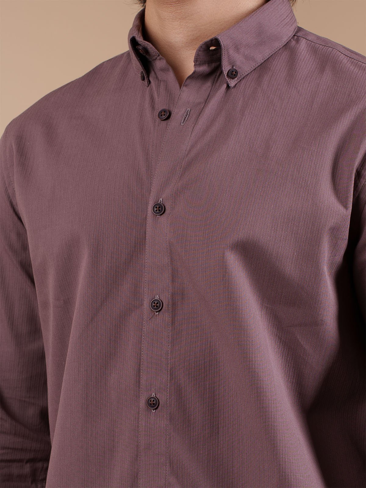 SUNFEST Mauve Textured Shirt - BazeLine