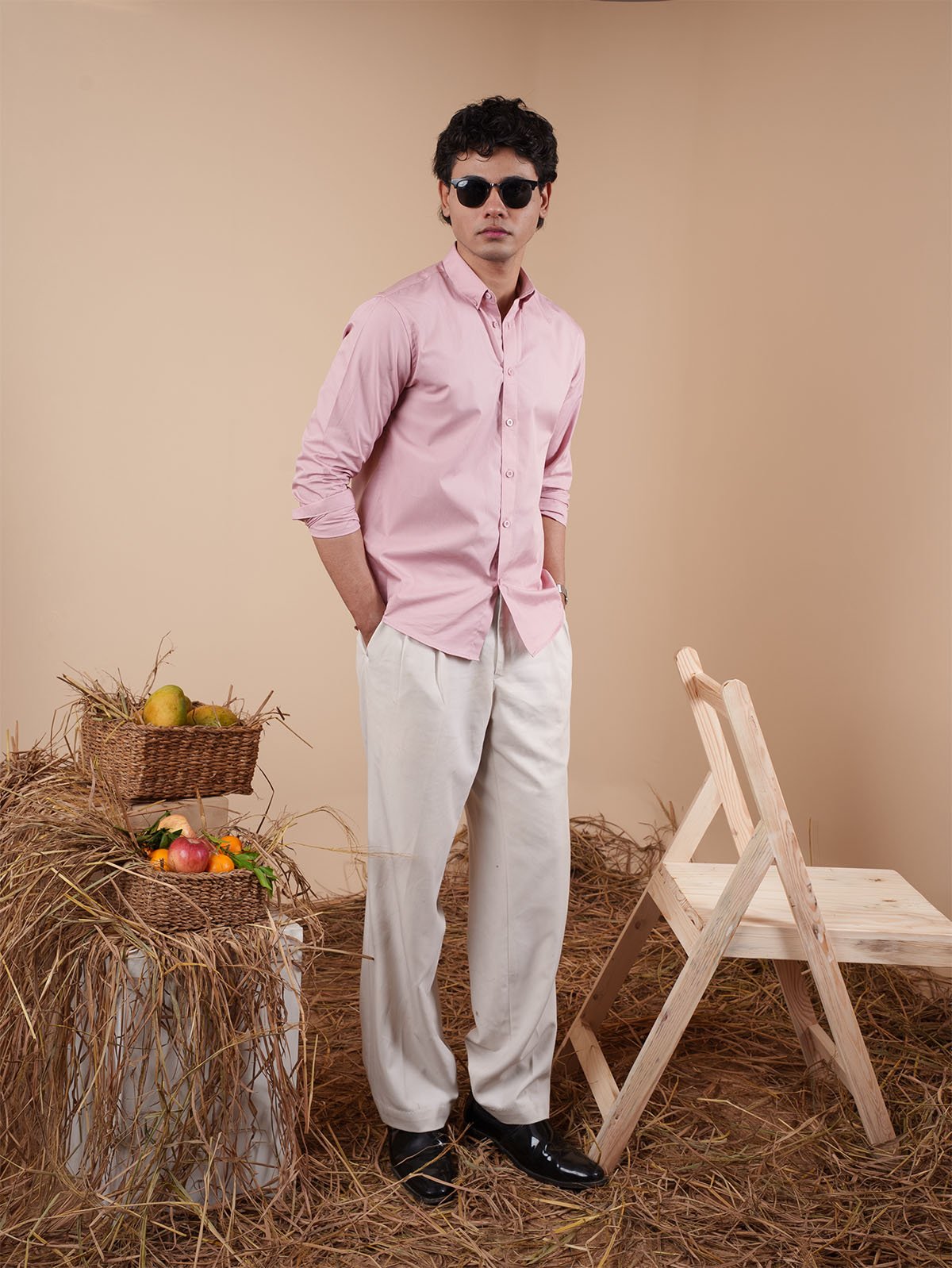SUNFEST Pastel Pink Shirt - BazeLine