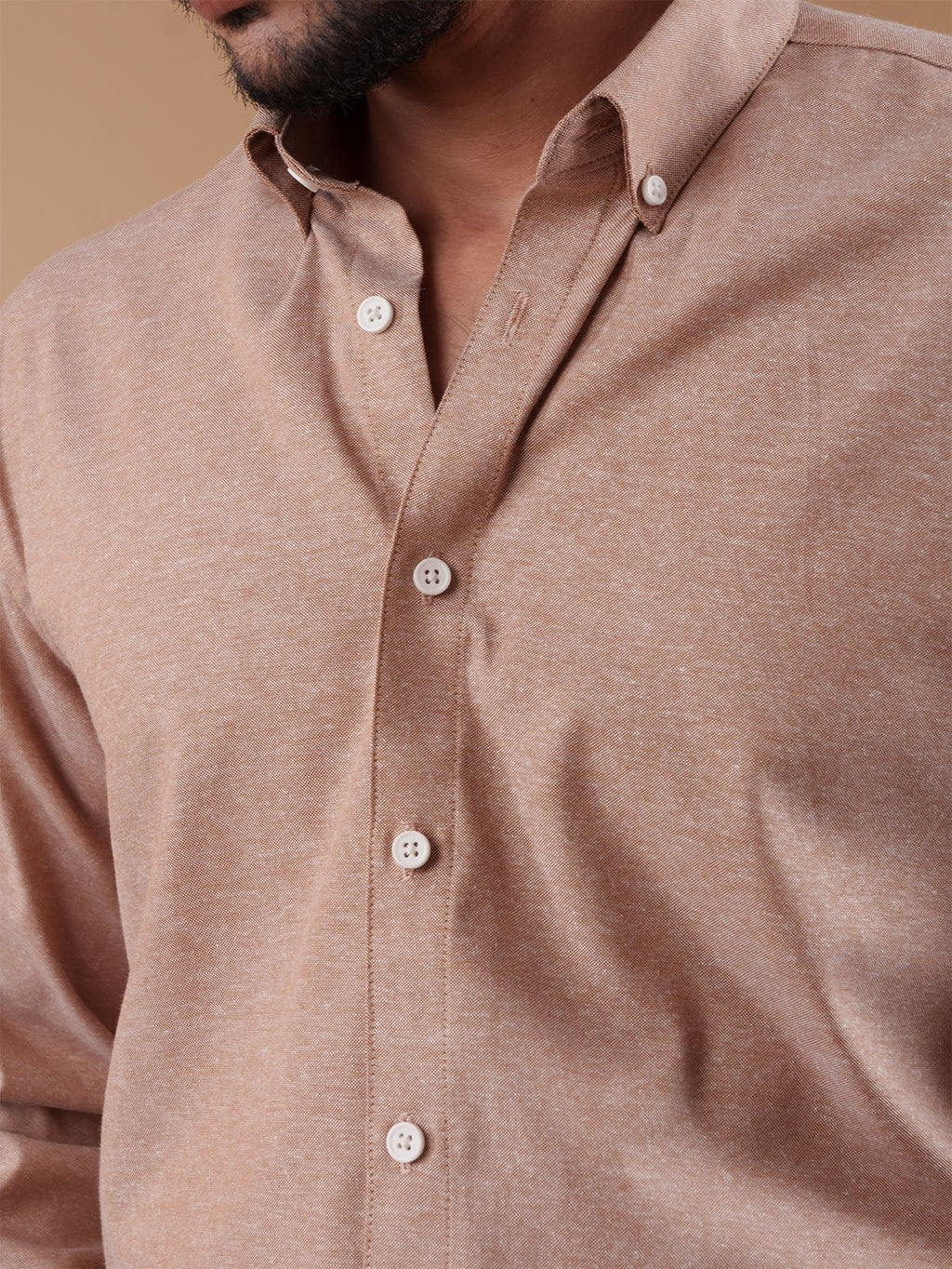 VISTA Warm Beige Shirt - BazeLine