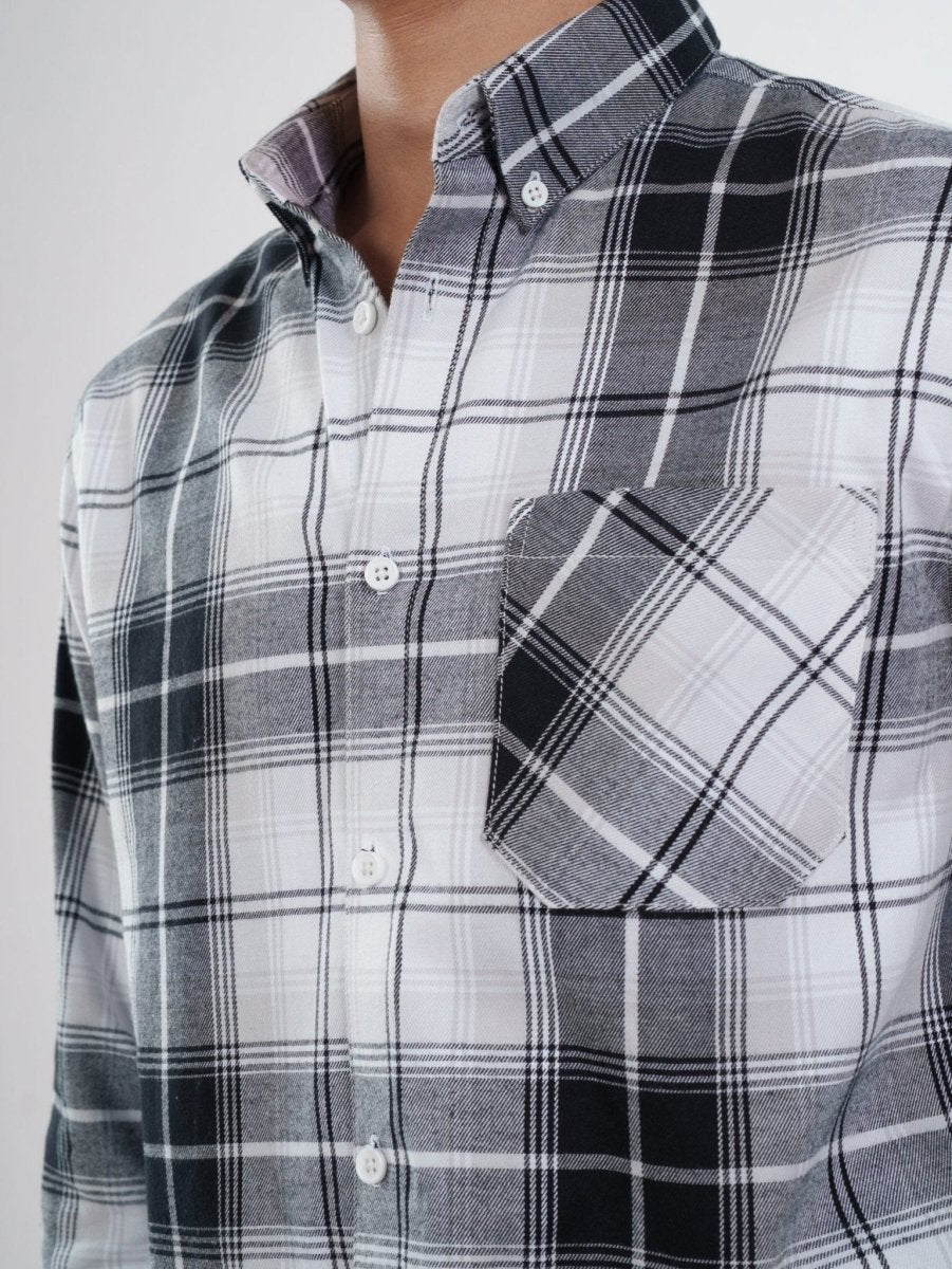 WINTR Mono Check Shirt - BazeLine