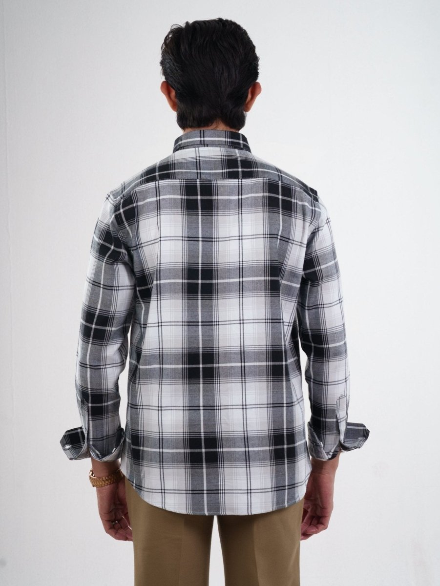 WINTR Mono Check Shirt - BazeLine