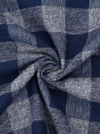 WINTR Navy Grey Check Shirt - BazeLine