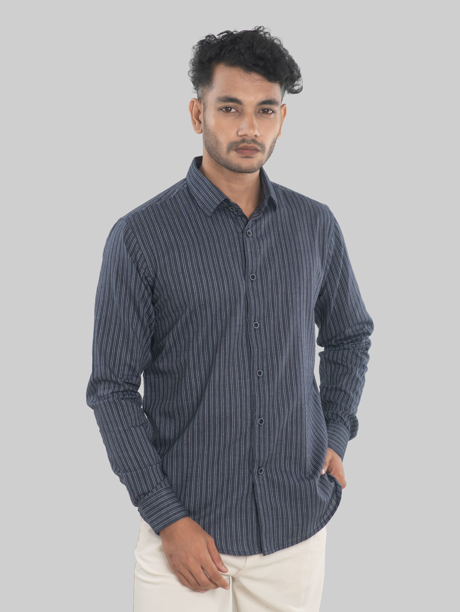 Slate Blue Shirt