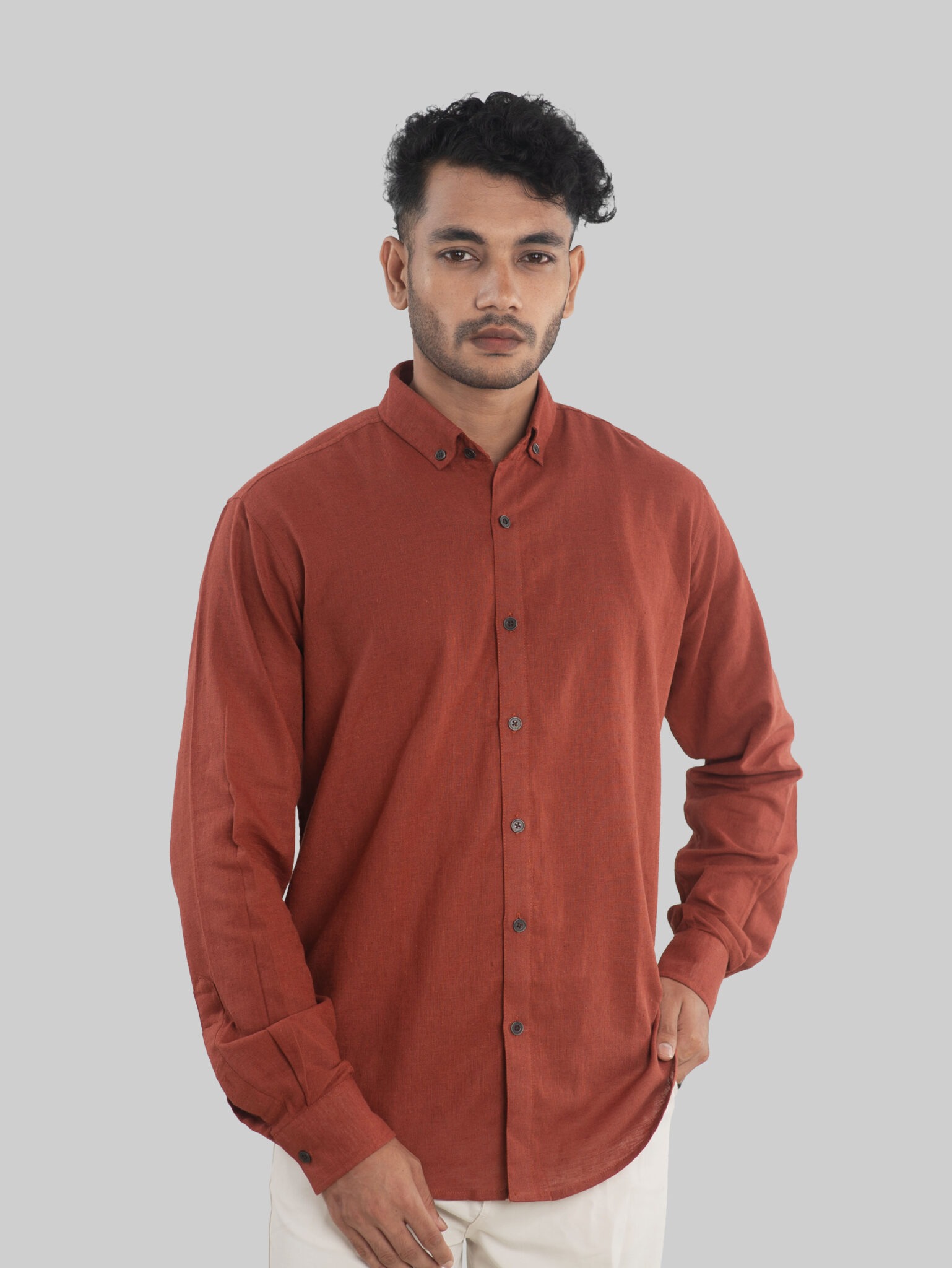 Brick Red Shirt