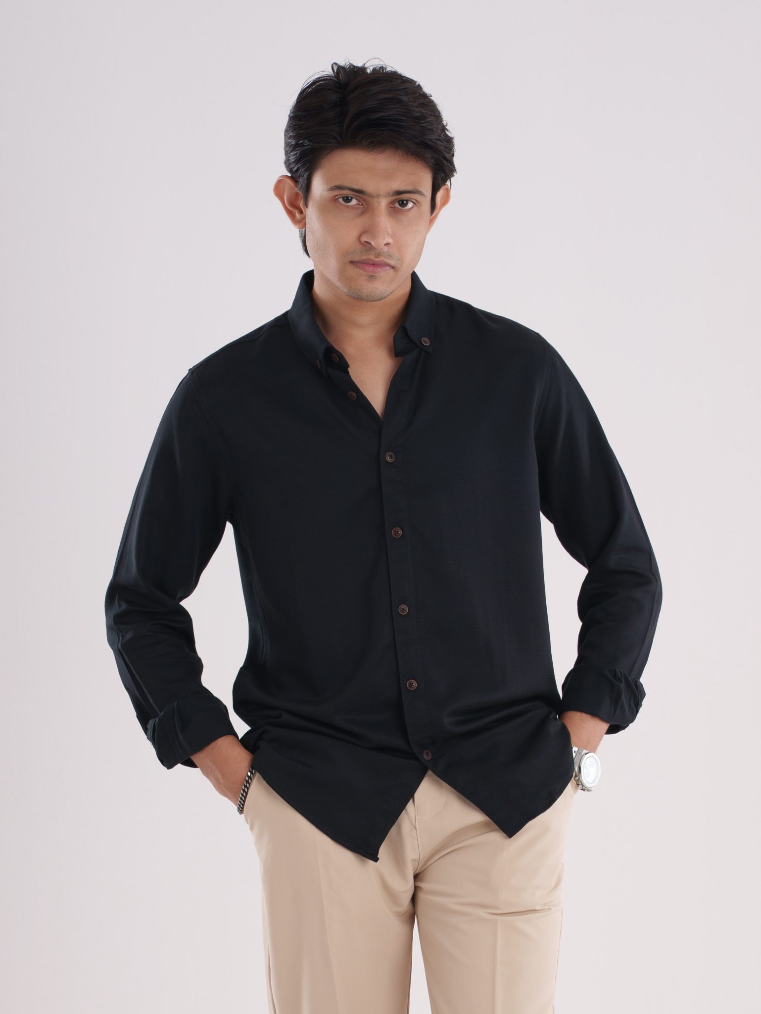 PRESTIGE Noir Black Shirt