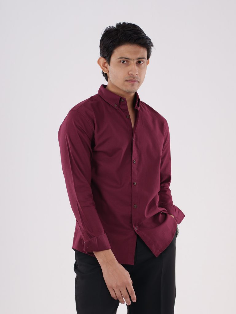 PRESTIGE Maroon Shirt