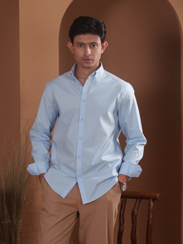 SOLID Sky Blue Shirt