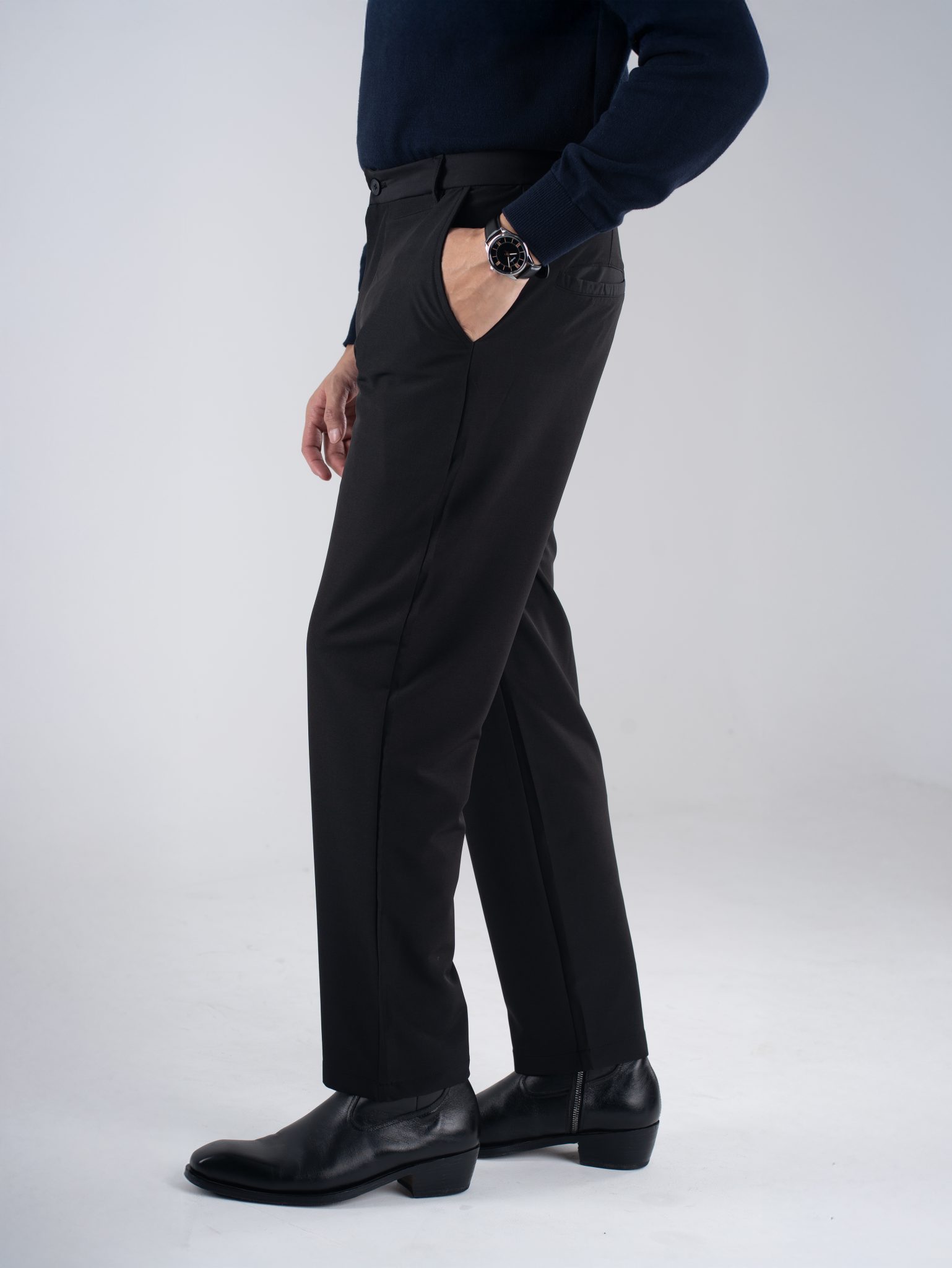 FLEXPANT 2.0 - Black – 4 Pocket Semi Formal Pant