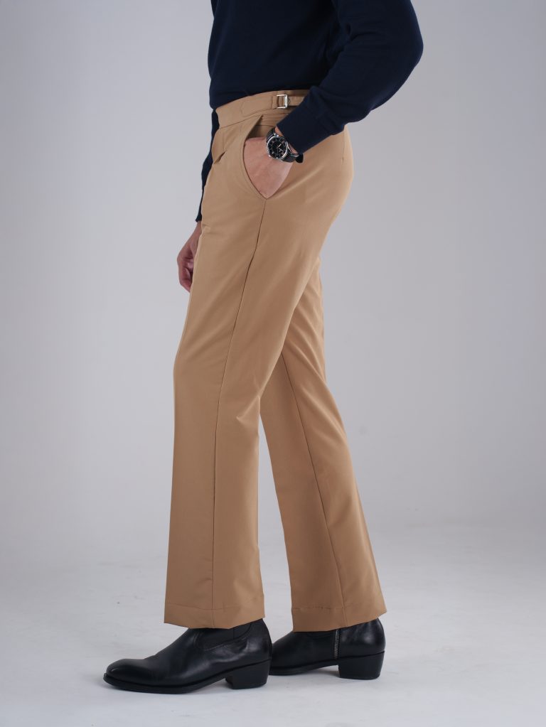 Khaki Gurkha Bootcut Pant