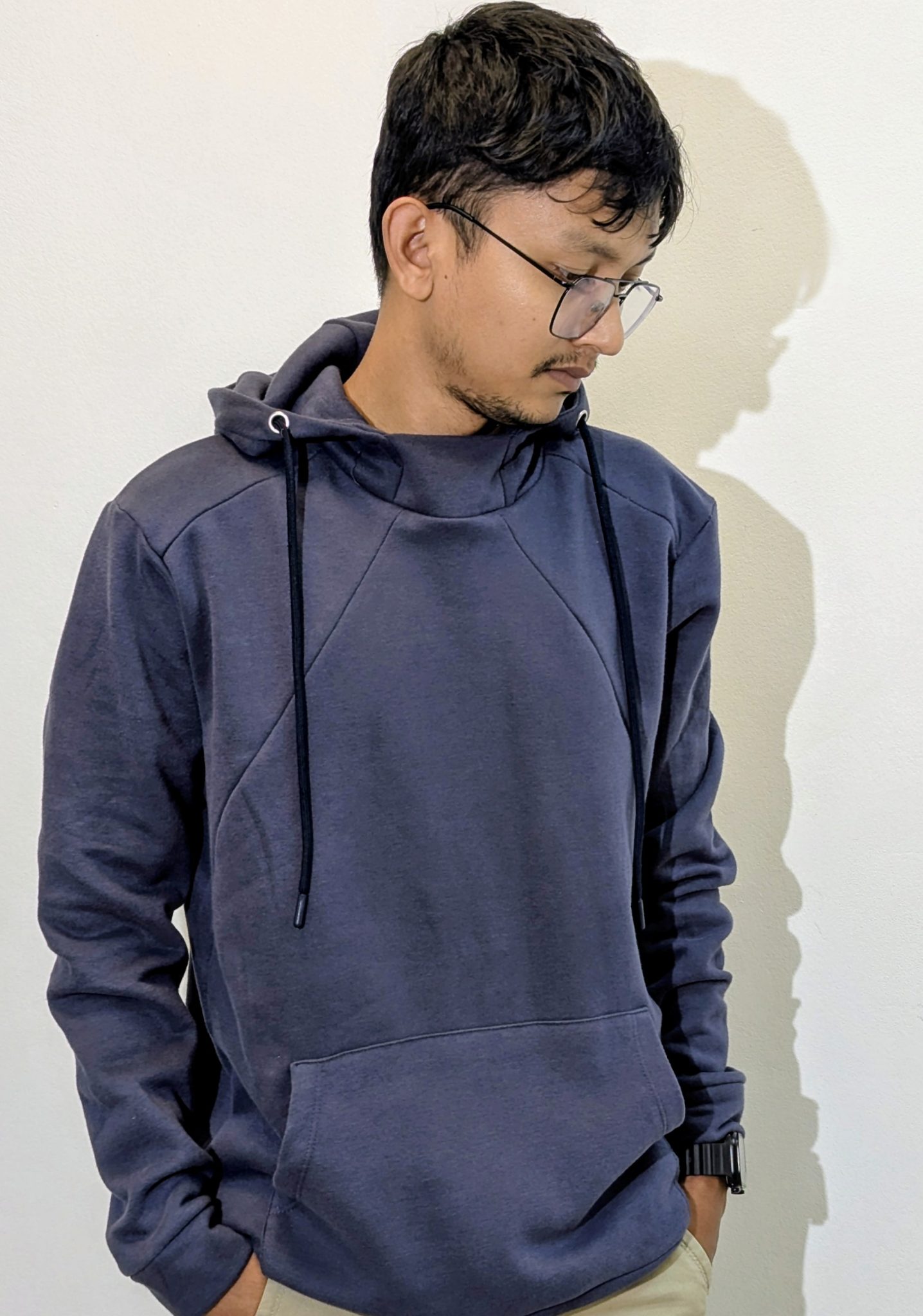 SOLID Midnight Blue Hoodie