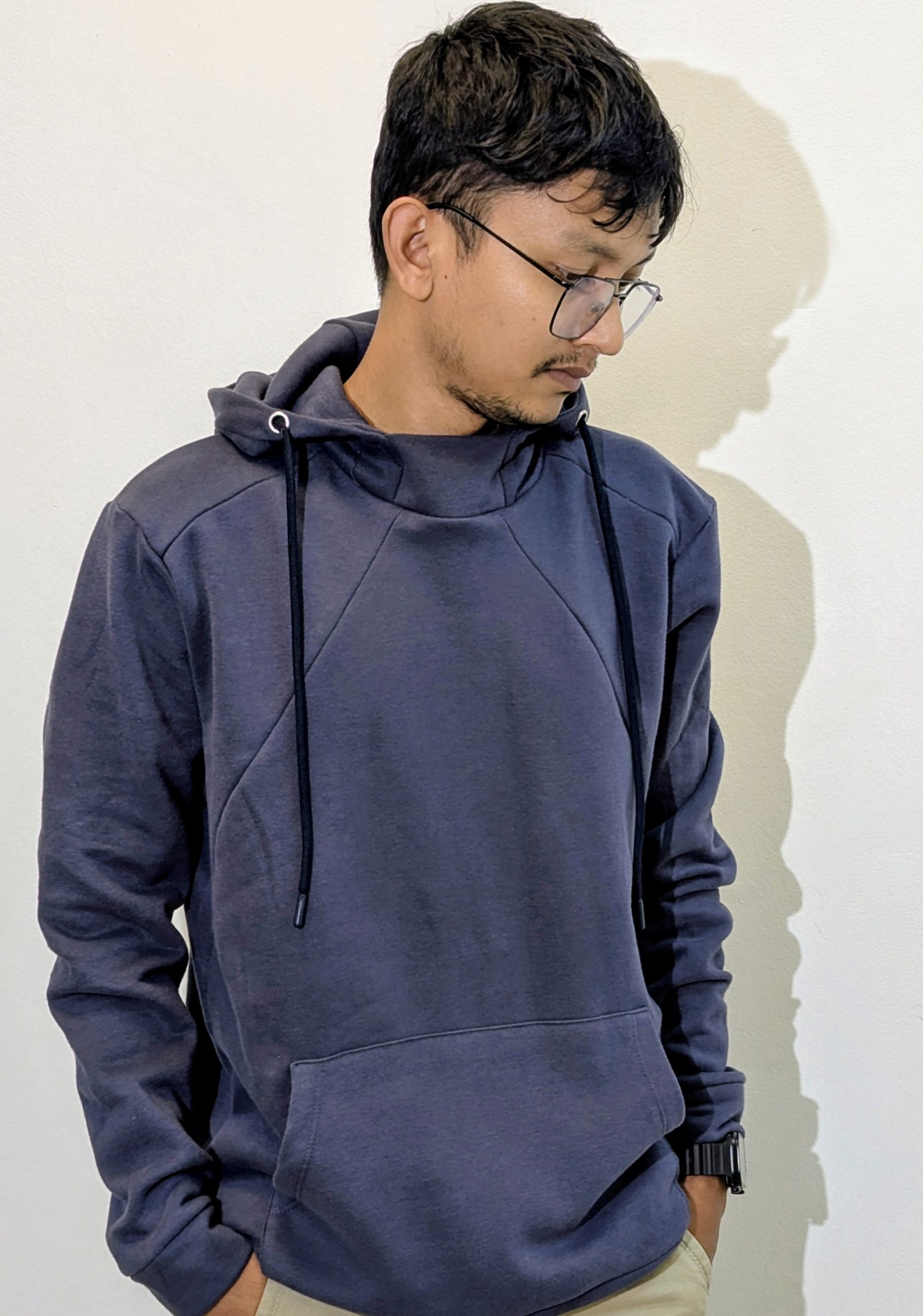 SOLID Midnight Blue Hoodie